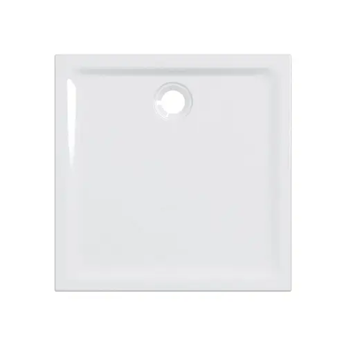 Receveur céramique 90x90 ultra-plat à poser/encastrer - RENOVA (Geberit)
