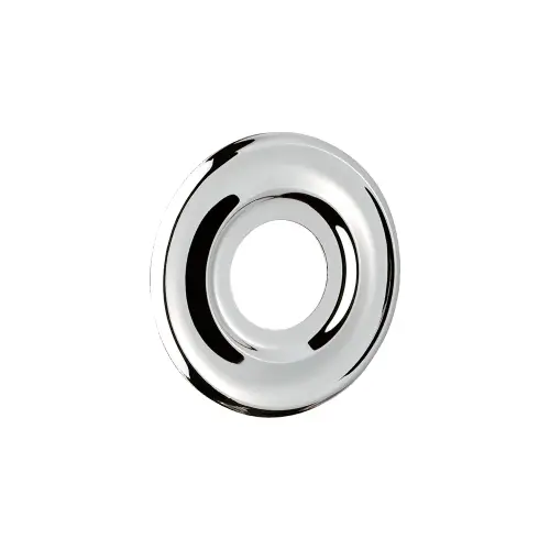 Rosaces plates à moulures diam15x21 chromée (lot de 2) – (Delabie)