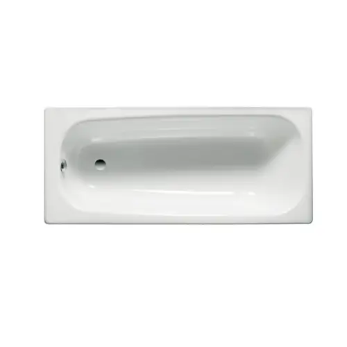 Baignoire en acier émaillée ép 1.5 mm, Percée 1 trou, Pieds inclus, 1400X700X400 – CONTESA (Roca)