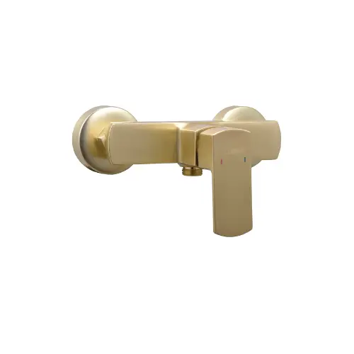 Mitigeur DOUCHE haut Or Brosse – DOUR (Thewa)