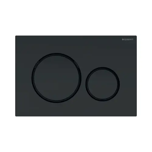 Plaque de déclenchement SIGMA20 NOIR, NOIR MART - (Geberit)