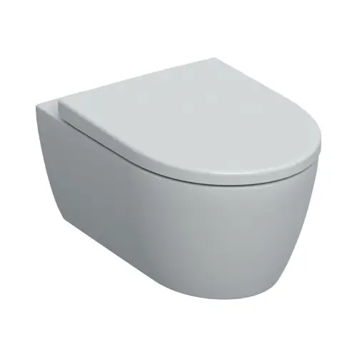 Pack WC suspendu avec abattant à fermeture ralentie, déclipsable – ICON (Geberit)