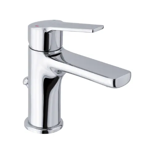 Mitigeur lavabo chromé avec vidage ABS – THUK (Thewa)