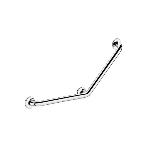 Barre de maintien coudée 135° Inox brillant, 400 x 400 mm Ø 25 – (Delabie)