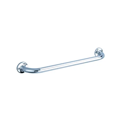 Barre de maintien D25 L 500, platine 3 trous inox, chromé – INOX ECO (Delabie)