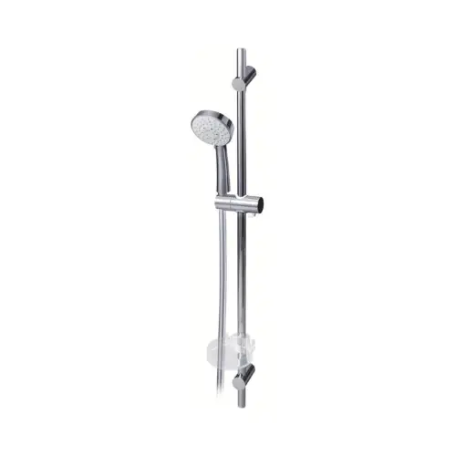 Ensemble barre de douche, 3 jets, chromé - AQUA (Porcher)