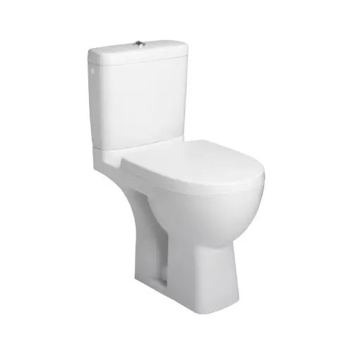 Pack WC au sol sans bride, sortie horiz, 67x36,5cm, Alim latérale, Abattant à descente progressive et déclipsable. H41 cm, Blanc – ODEON UP (Jacob Delafon)