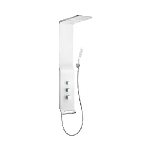 Colonne de douche DUSCHPANEEL, Blanc/Chromé - Raindance LIFT (Hansgrohe)