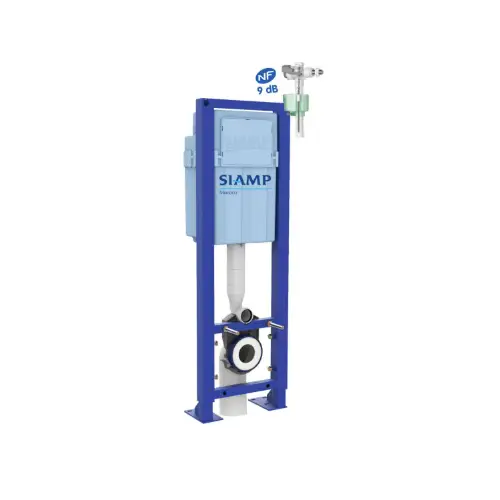 Bâti-support, évacuation coudée ou droite pipe orientable –  INGENIO (Siamp)