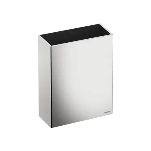 Poubelle inox rectangulaire murale , 25 litres - (Delabie)