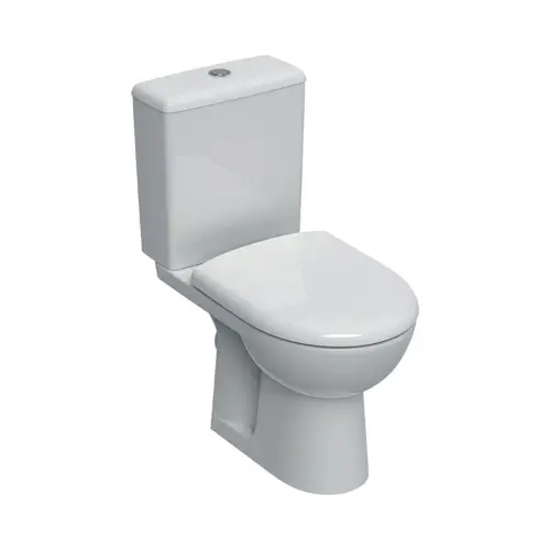 Pack WC au sol avec réservoir attenant, sortie horizontale, avec abattant WC - RENOVA (Geberit)