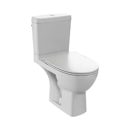 Pack WC au sol, sans bride, sortie horizontale, abattant extra-plat à descente progressive, Blanc – ODEON UP (Jacob Delafon)