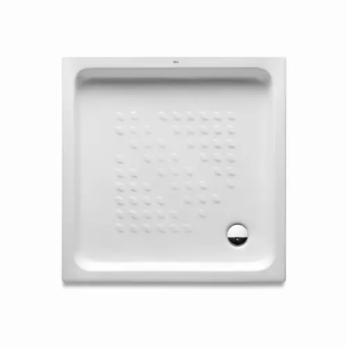 Receveur de douche à poser, céramique 90x90, blanc - ITALIA (Roca)