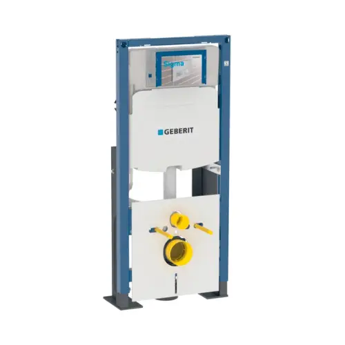 Bâti-support pour WC suspendu, 112 cm, réservoir à encastrer Sigma 12cm, autoportant, renforcé - DUOFIX (Geberit)