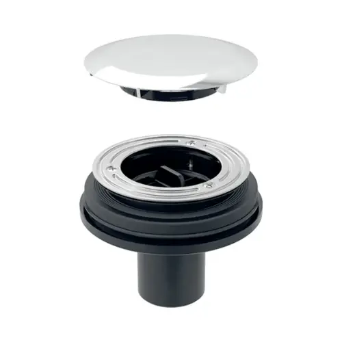Bonde pour receveur de douche d90, sans siphon, avec cache bonde - (Geberit)