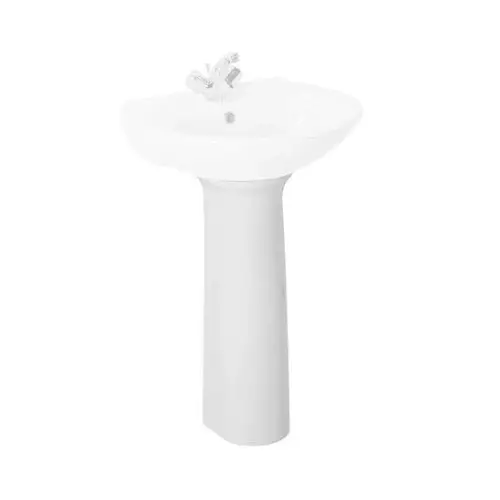 Colonne lavabo, Porcelaine Blanc – AVEIRO (Sanindusa)