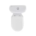 PACK WC PMR, Cuvette, Réservoir avec mécanisme ,Abattant Thermoplast, Charnières Inox - AVEIRO PMR (Sanindusa) – Image 2