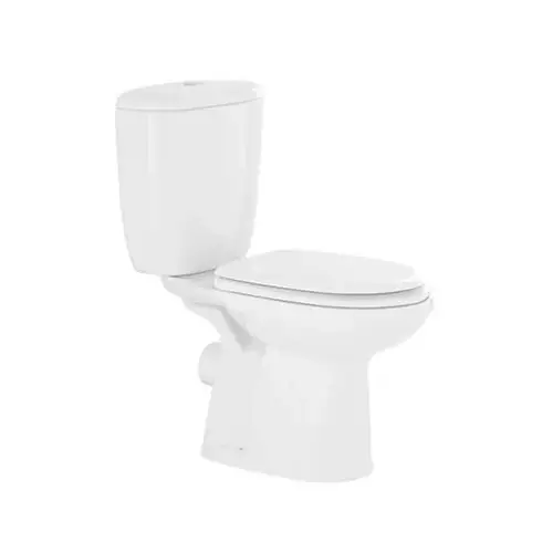 Pack WC confort avec réservoir 3 / 6 L monté N F, Abattant, blanc - AVEIRO (Sanindusa)