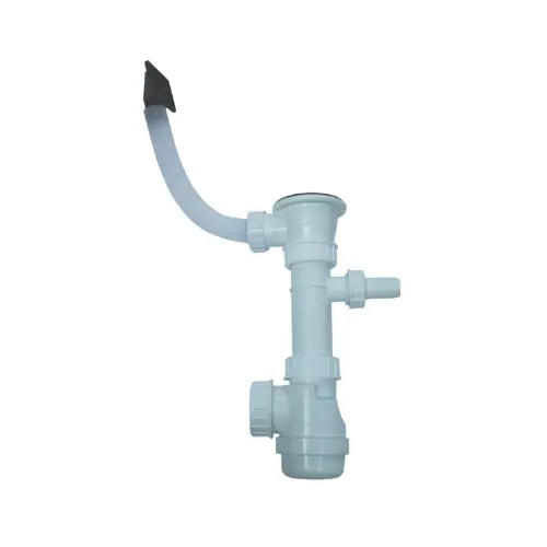 Vidage à chaînette complet Ø60mm pour évier 1 cuve - LAVELLI (Moderna)