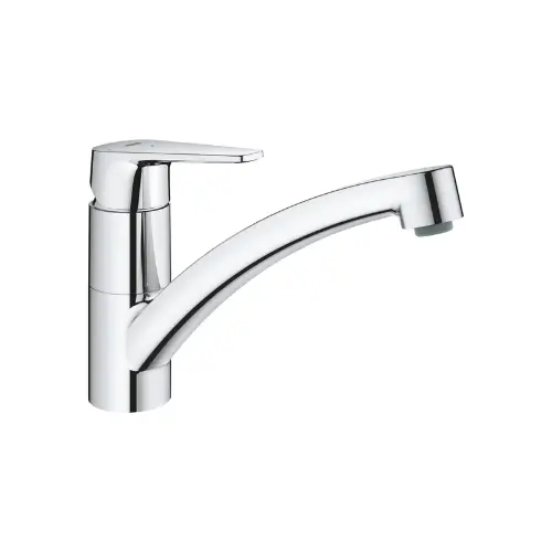Mitigeur évier, bec tube pivotant, Chromé – BAUEDGE (Grohe)