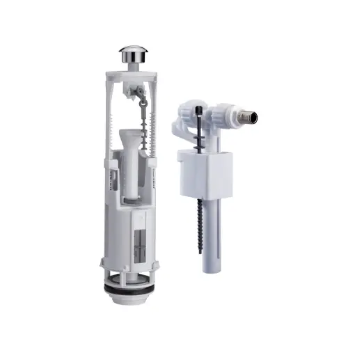 Mécanisme WC, double touche 3/6 L, réglable en hauteur AVEC robinet flotteur– OPTIMA S (Siamp)