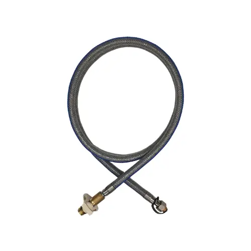 Flexible inox gaz (ROAI) 1.5m, Indémontable, Calibre 12 - TWIST INOX (Chuchu Decayeux)