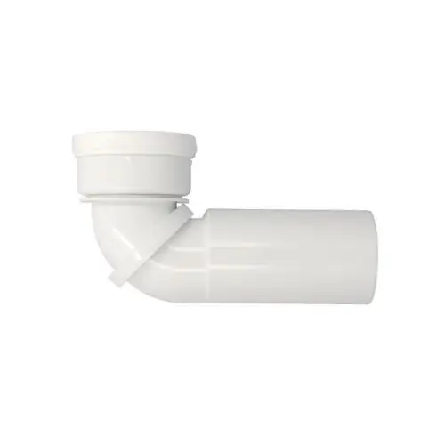 Pipe WC orientable et Recoupable, D100, Joint 85/107 - (Nicoll)