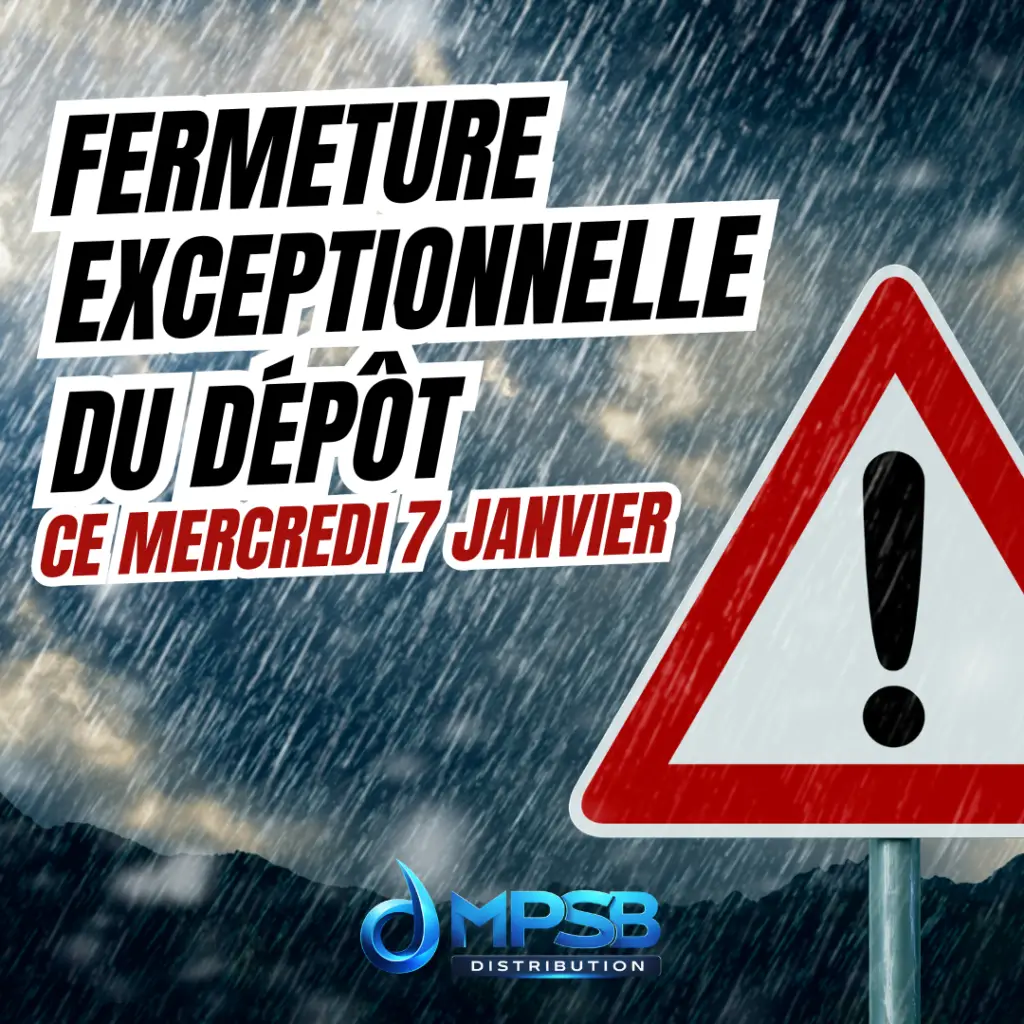 Suite aux conditions météorologiques du jour, nos équipes travaillent exceptionnellement en télétravail afin de garantir la sécurité de tous. Nos activités restent assurées. Les livraisons sont suivies de près avec nos transporteurs et nos clients sont informés en cas de décalage. 👉 Vous pouvez utiliser notre site mpsb-distribution.fr pour : • Valider vos devis • Passer vos commandes en ligne • Visualiser les stocks en temps réel • Accéder aux fiches techniques des produits 📞 Vos commerciaux restent joignables par téléphone ou au 01 84 80 48 12. ⚠️ Soyez vigilants et prenez soin de vous. #MPSBDistribution #InformationClients #Teletravail #ConditionsMeteo #Securite #PrenezSoinDeVous #Vigilance